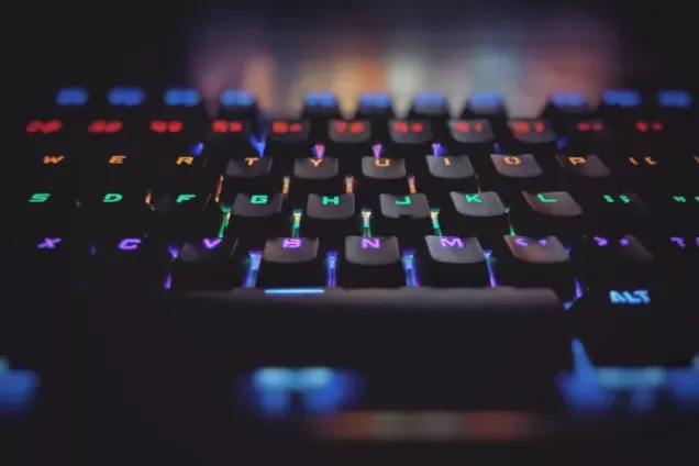 tangentbord. foto.