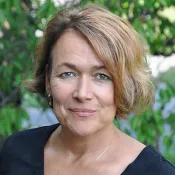 Porträtt Christina Landelius. Foto.